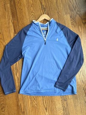 Johnny O Light Blue and Navy Men’s Quarter Zip